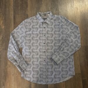 Robert Graham Modern Americana Men's Button Down Shirt Preppy Paisley XXL